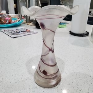 Poshinger 1920's "Fleur" Art Glass Vase from Frauenau area in Germany 🇩